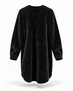 Black, Oversized Chenille top