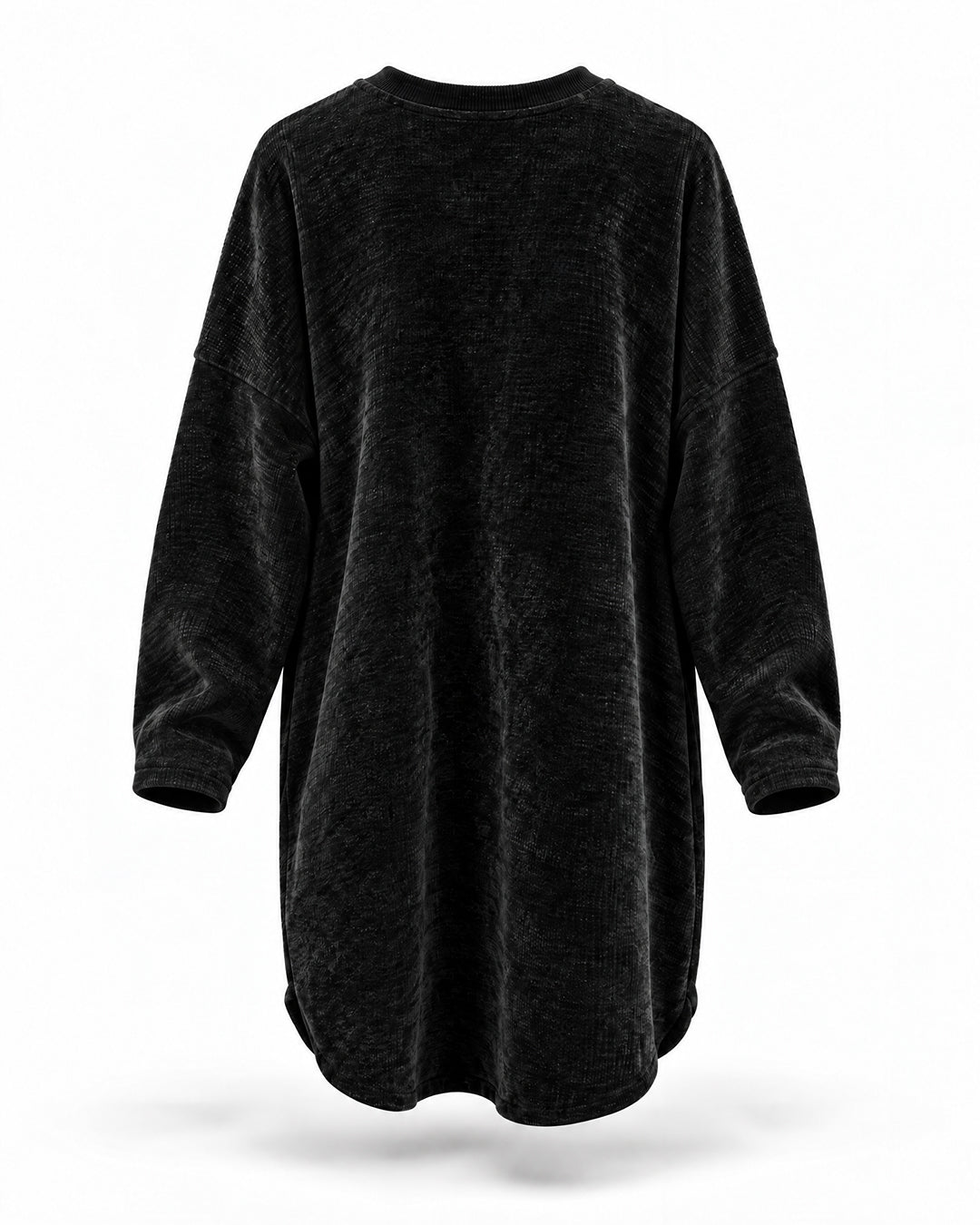 Black, Oversized Chenille top