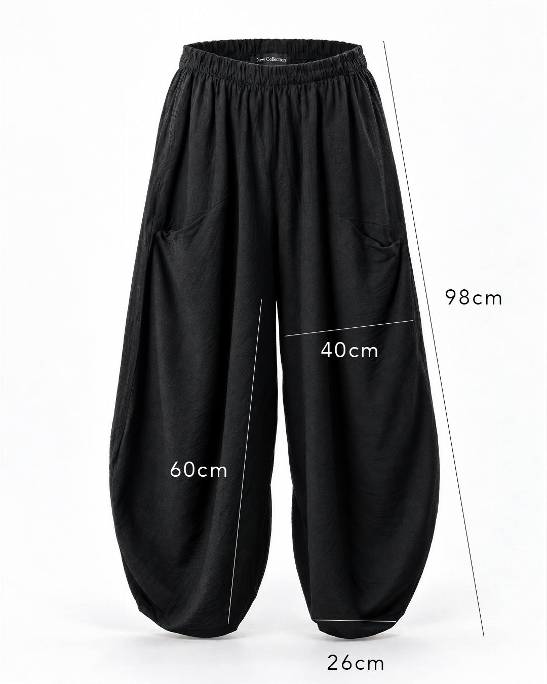 Black Barrel Trouser