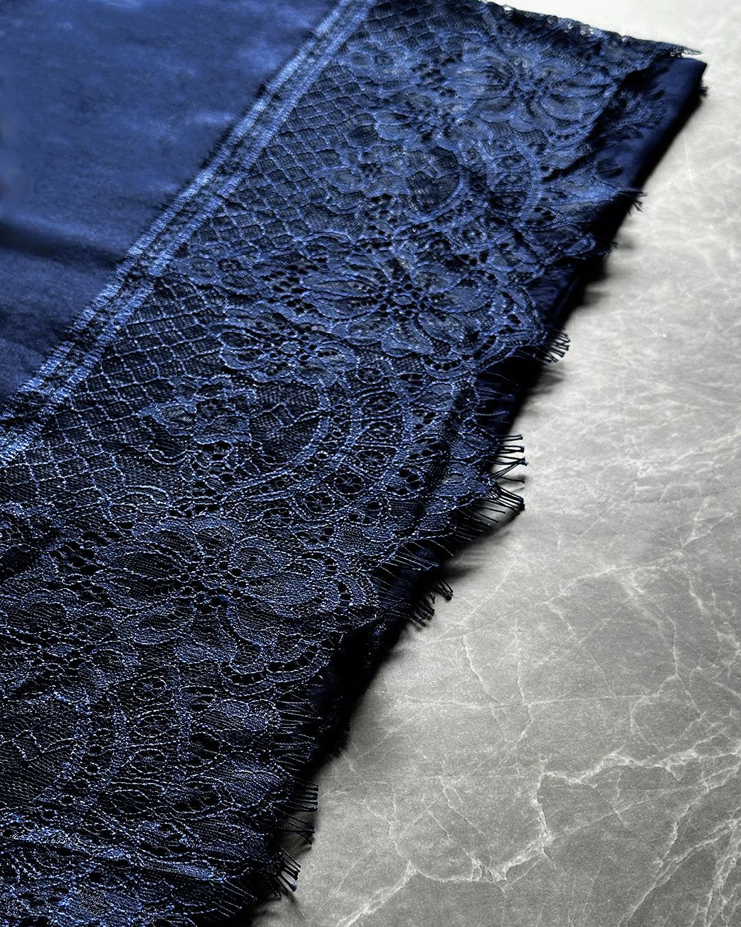 Dark Navy Lace