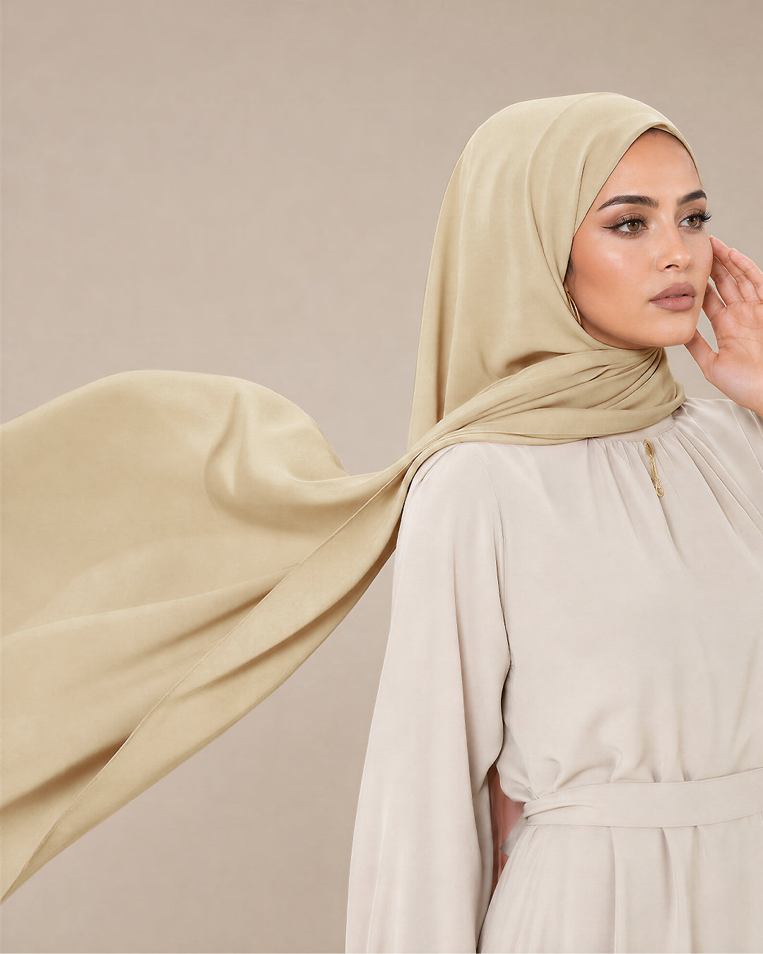 Silk of Medina, Chiffon 'Beige'