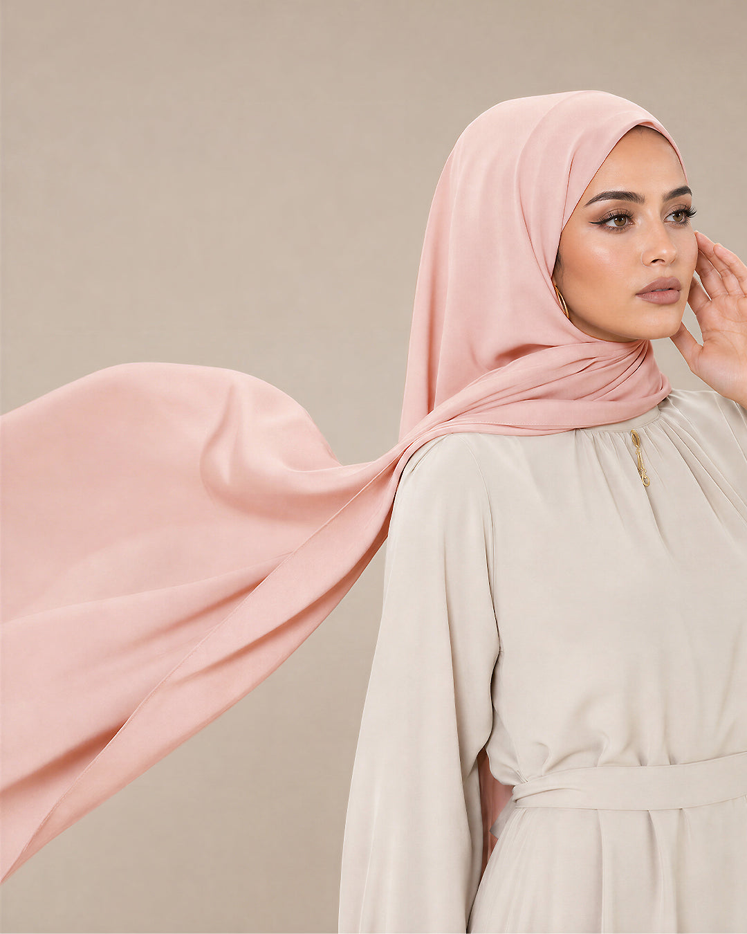 Silk of Medina, Chiffon 'Blush'