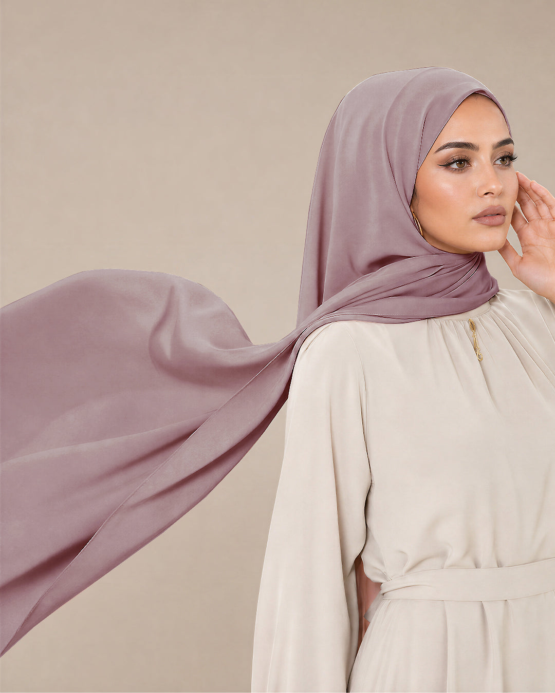 Silk of Medina, Chiffon 'Mauve'