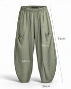 Sage Barrel Trouser