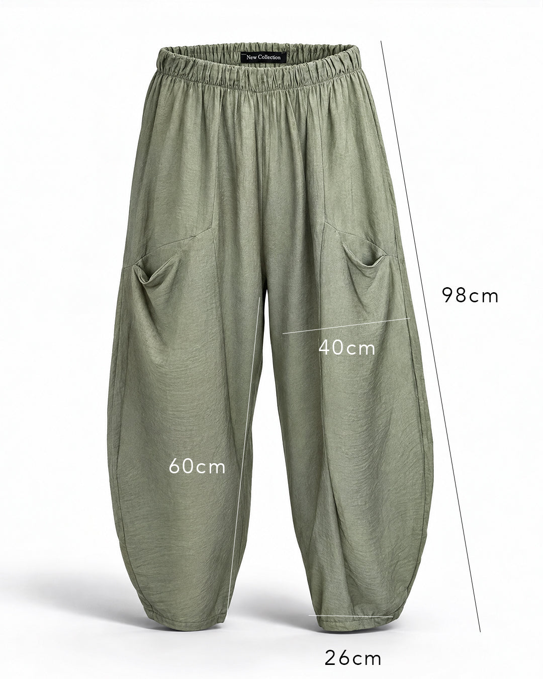 Sage Barrel Trouser