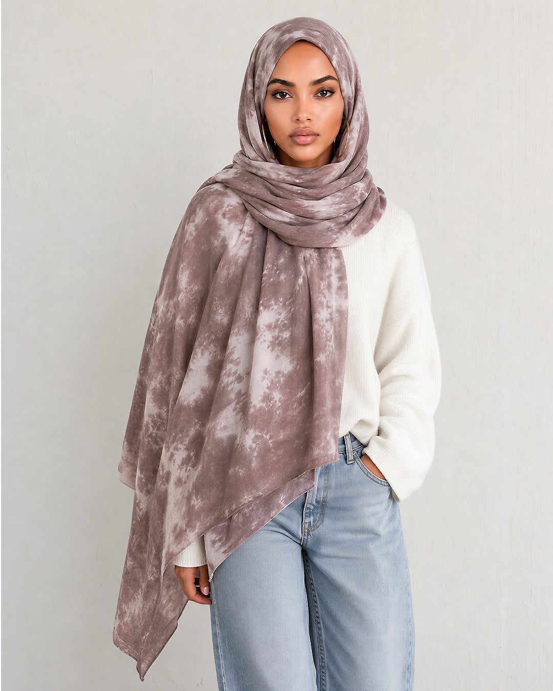 Modal Tie-Dye 'Latte'
